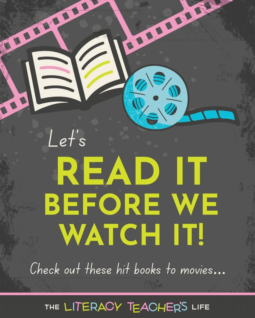 With summer right around the corner and yesterday being National Drive-In Movie Day, we thought&mdash; Why not combine the fun?! 🎬📚

Summer is the PERFECT time to do a book-to-movie marathon with your kids &mdash; pick a book, read it together, the
