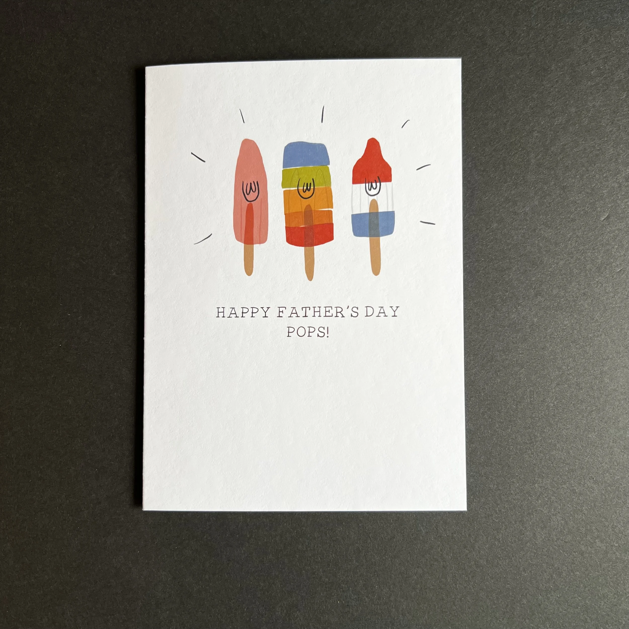 Father's Day Popsicle Card