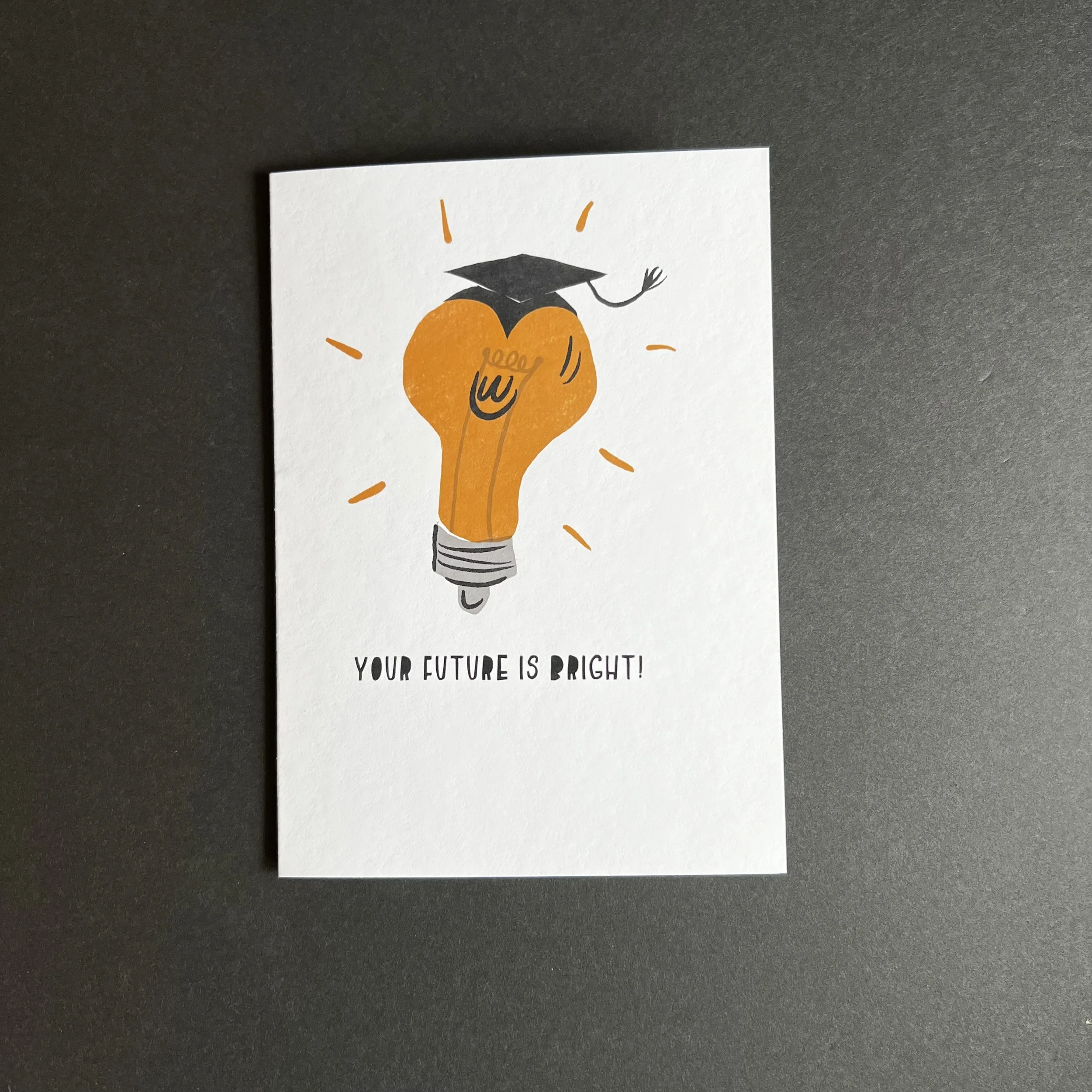 Light Bulb Grad Card