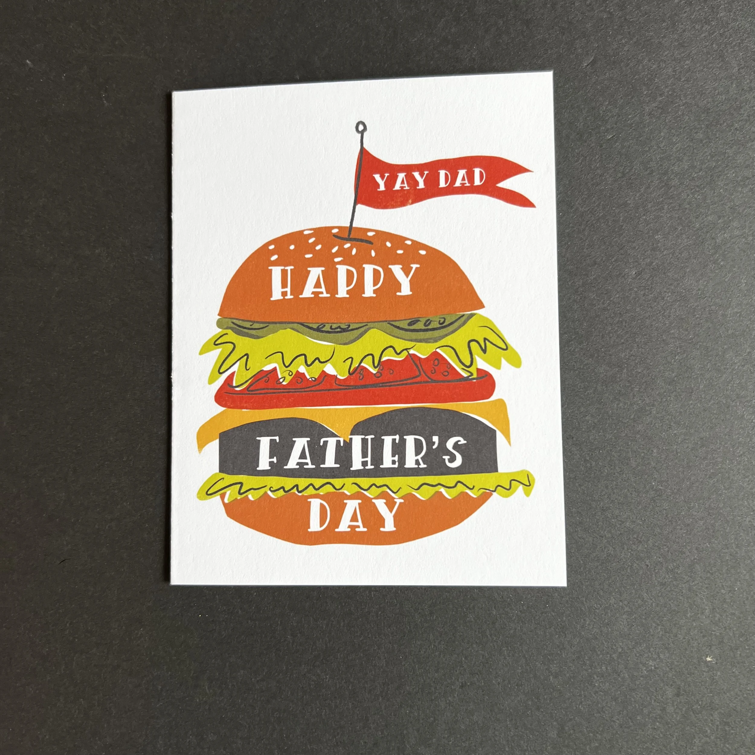 Father's Day Burger Card