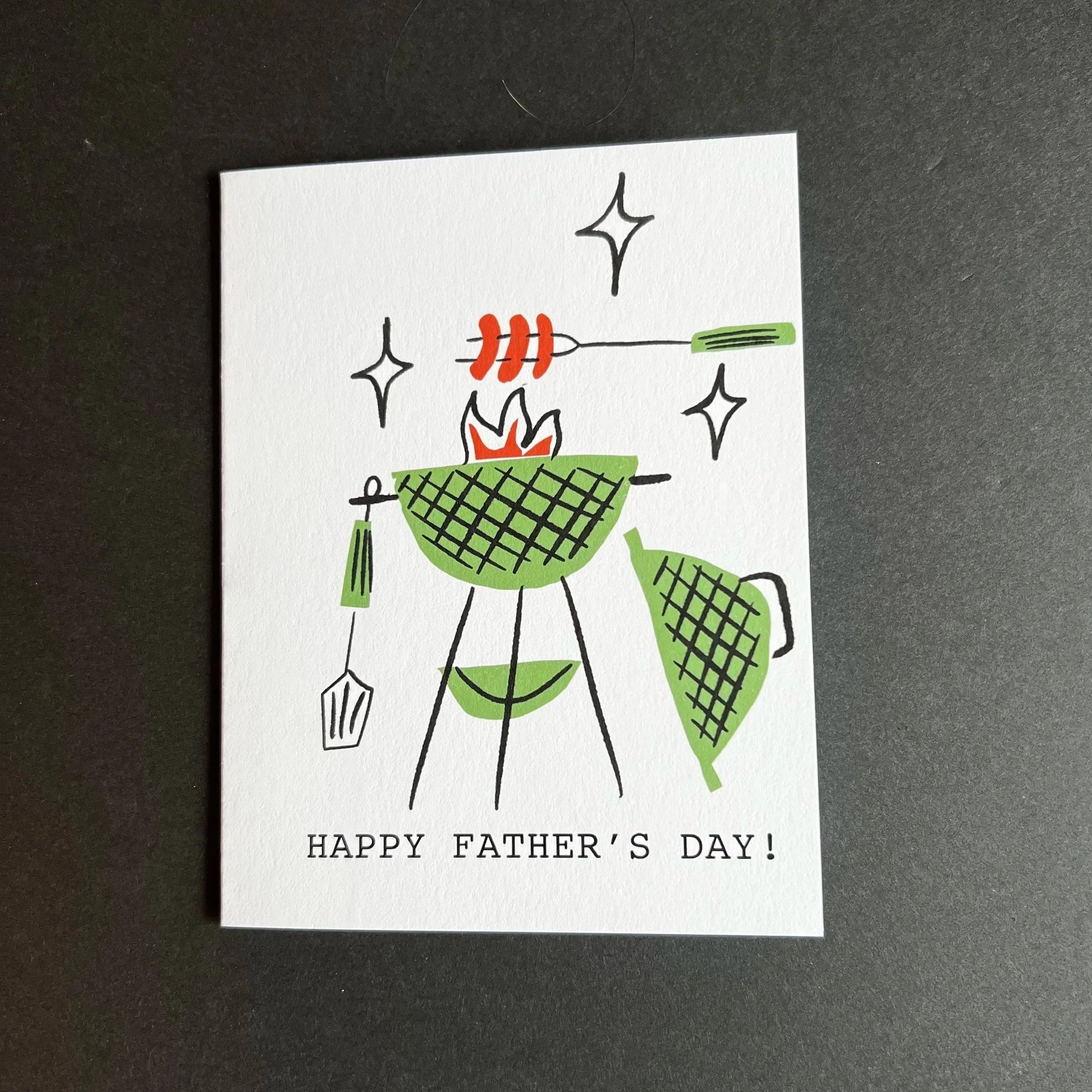 Happy Father's Day Grill Card