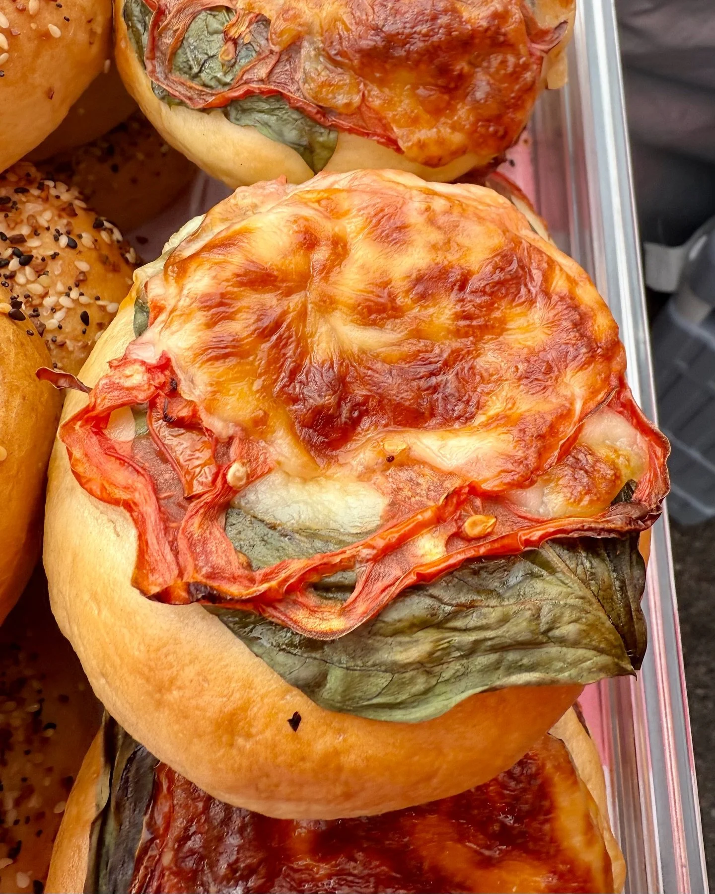 Capt. Ray Ese first served his iconic tomato-mozzarella-basil creation at his restaurant, Salads But Not Really, all the way back in 2003. 

Today, we&rsquo;ve taken his humble Caprese Salad&hellip;and enbagelated it.

BEHOLD! THE CAPRESE BAGEL.

Thi
