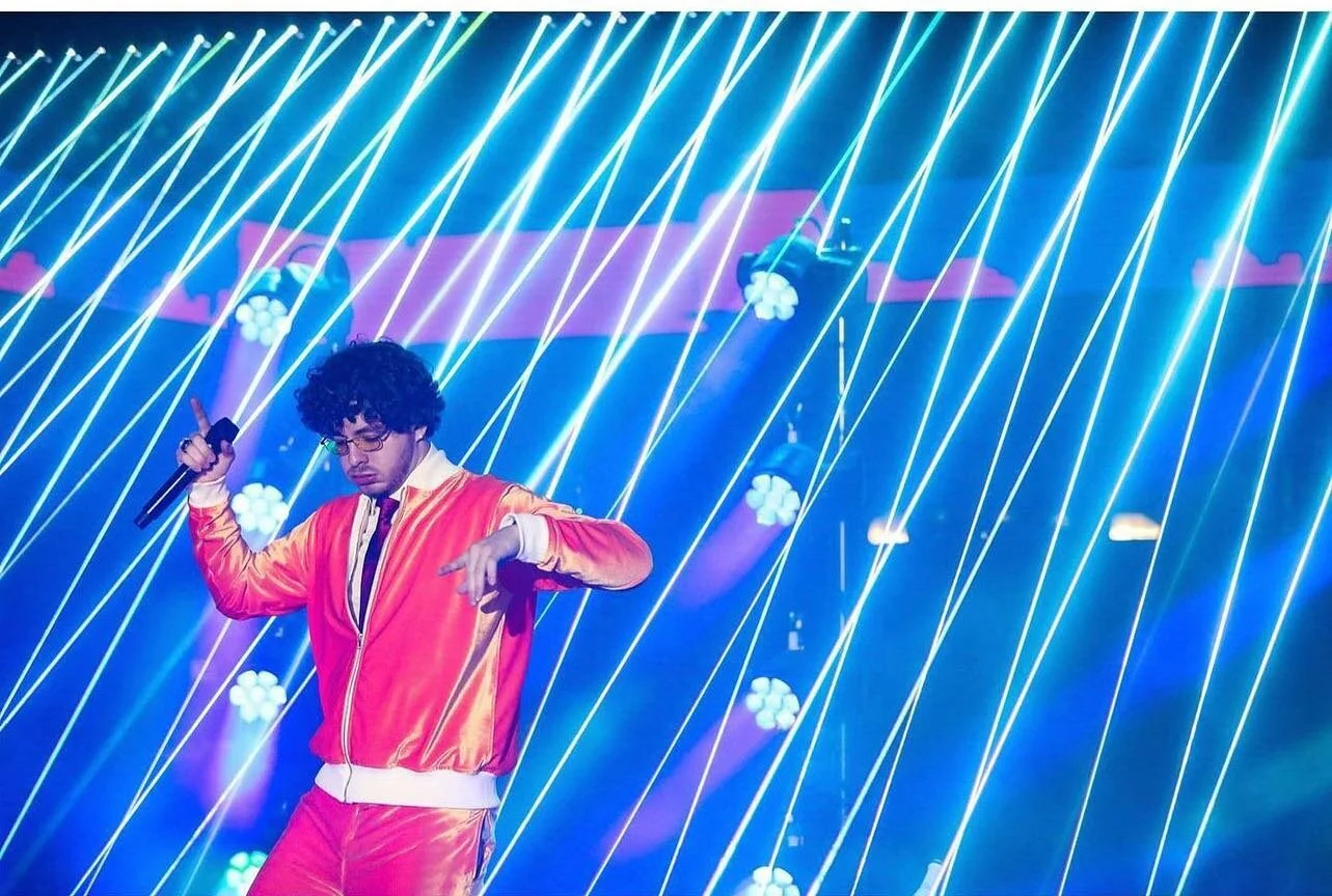 Our shoot with Jack Harlow on NYE for Bud Light