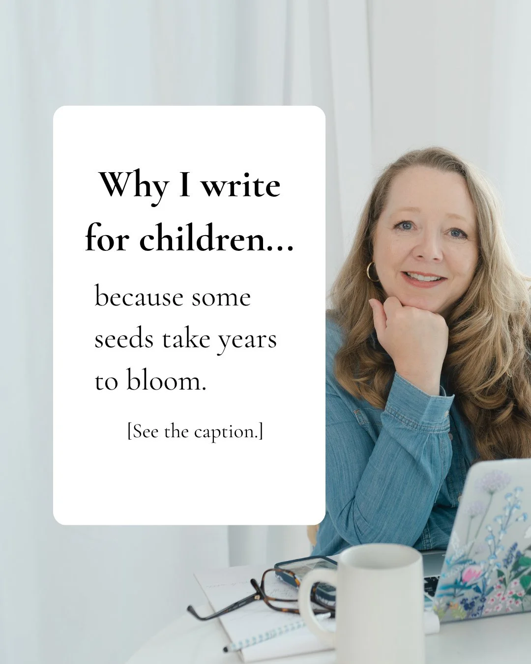 Some seeds takes years to sprout and bloom.⁠
⁠
I know, because so many of the seeds of faith were planted in me by the books I loved as a child.⁠
⁠
Long before faith became such an integral part of my own story, I was catching glimpses of God in the 