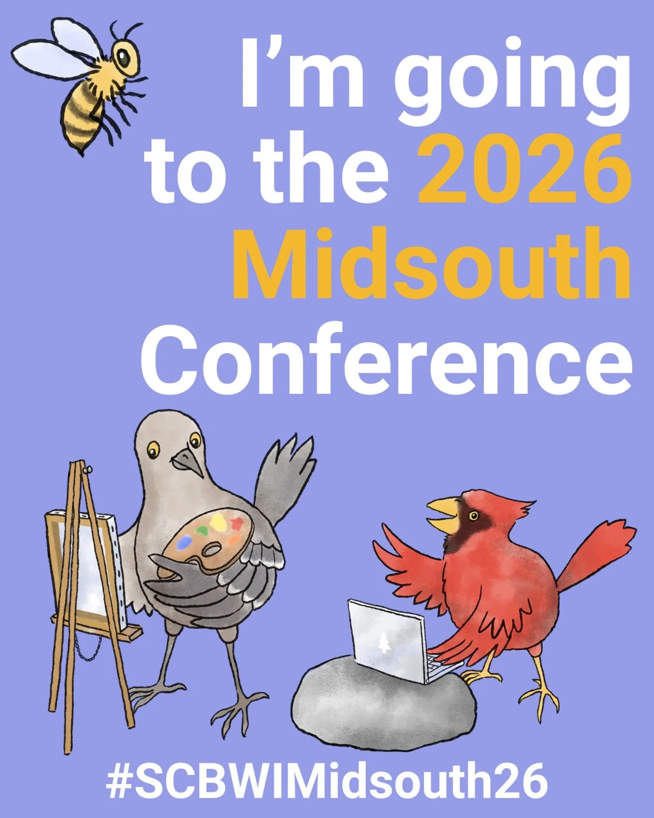Learning from industry experts, and hanging out with fellow picture book writers? Yes, please! 

Who else is coming to the SCBWI Midsouth conference this weekend?

@scbwimidsouth #scbwimidsouth26
