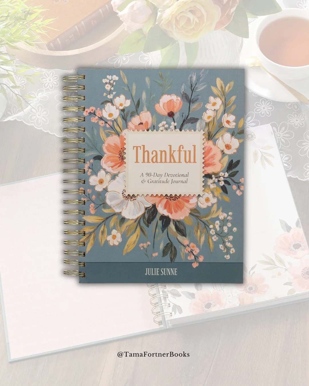 Book Review 📚❤️📚⁠
⭐️ ⭐️ ⭐️ ⭐️ ⭐️⁠
⁠
Thankful is much more than a gratitude journal; it&rsquo;s a perspective changer. Gorgeously illustrated and spiral bound (IYKYK!), each day begins with a personal note, reflection, or story from the author. The 