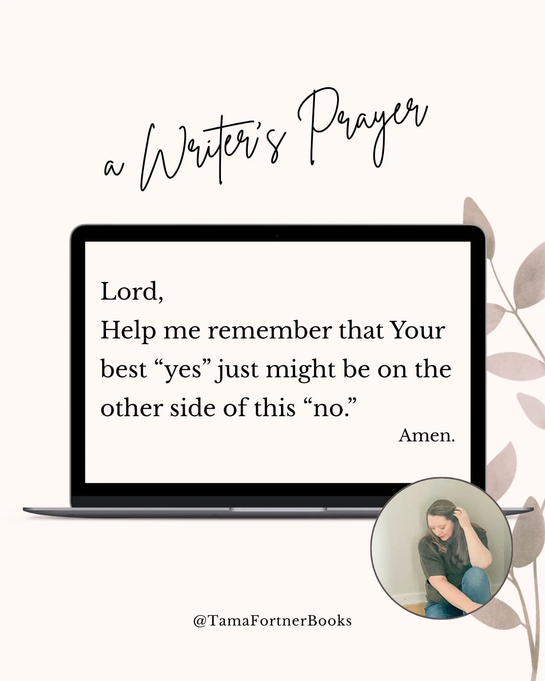 Rejection stings. Whether it's personal or professional.⁠
⁠
There's just no real shortcut around that.⁠
⁠
This prayer reminds me that God's yes is often hidden behind the doors that He closes.⁠
⁠
When that next rejection comes along (and don't they a