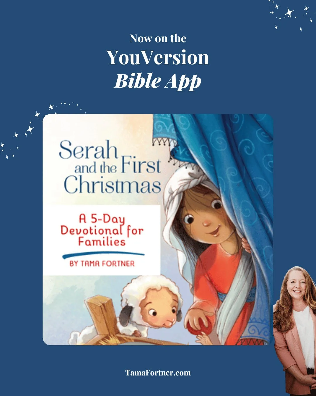 Discover more from SERAH AND THE FIRST CHRISTMAS now on the YouVersion Bible App!!⁠
⁠
There you&rsquo;ll find five free devotions based off themes from the book:⁠
⁠
1.	Feeling Invisible?⁠
2.	Endlessly Adored⁠
3.	Just One Little Lamb?⁠
4.	If Only⁠
5.	
