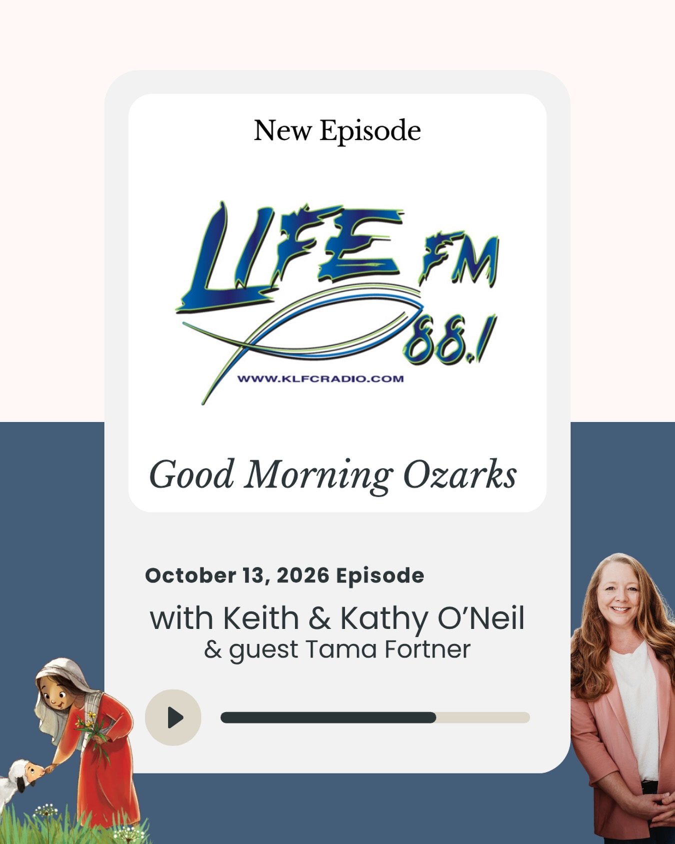 What a joy to visit with Keith &amp; Kathy O&rsquo;Neil on the Good Morning Ozarks morning show!
&nbsp;
Honestly, it was my first &ldquo;live&rdquo; show, so I was a little nervous. There&rsquo;s no room for errors or edits! But they made it so easy.