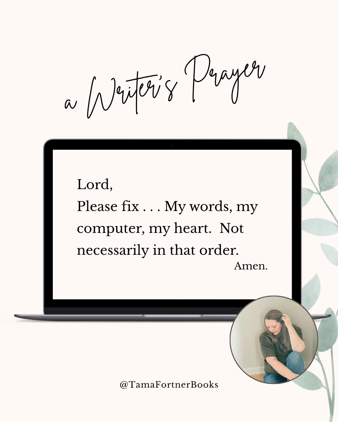 Some days, it feels like everything needs fixing. ⁠
⁠
This prayer makes me smile&mdash;and breathe&mdash;because God is capable of handling all of it. ⁠
⁠
Even when the tech guys move the button I've been using for years. ⁠
⁠
"For nothing is imp