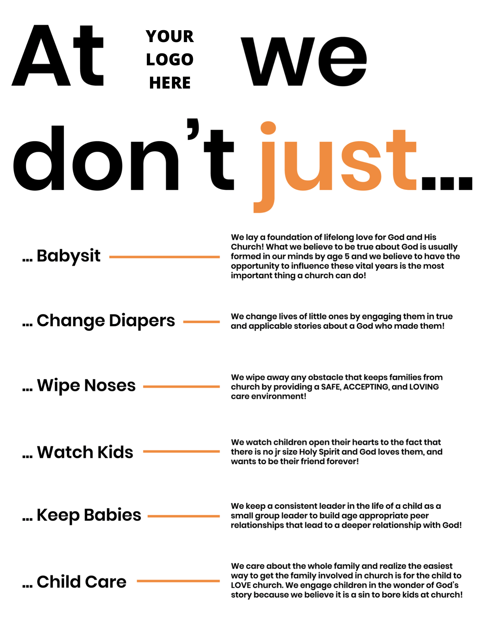 Ministry Resource -
I wrote these to inspire and encourage those in Kid's Ministry. Feel free to use my words. How we speak about Kid's Ministry is important. 