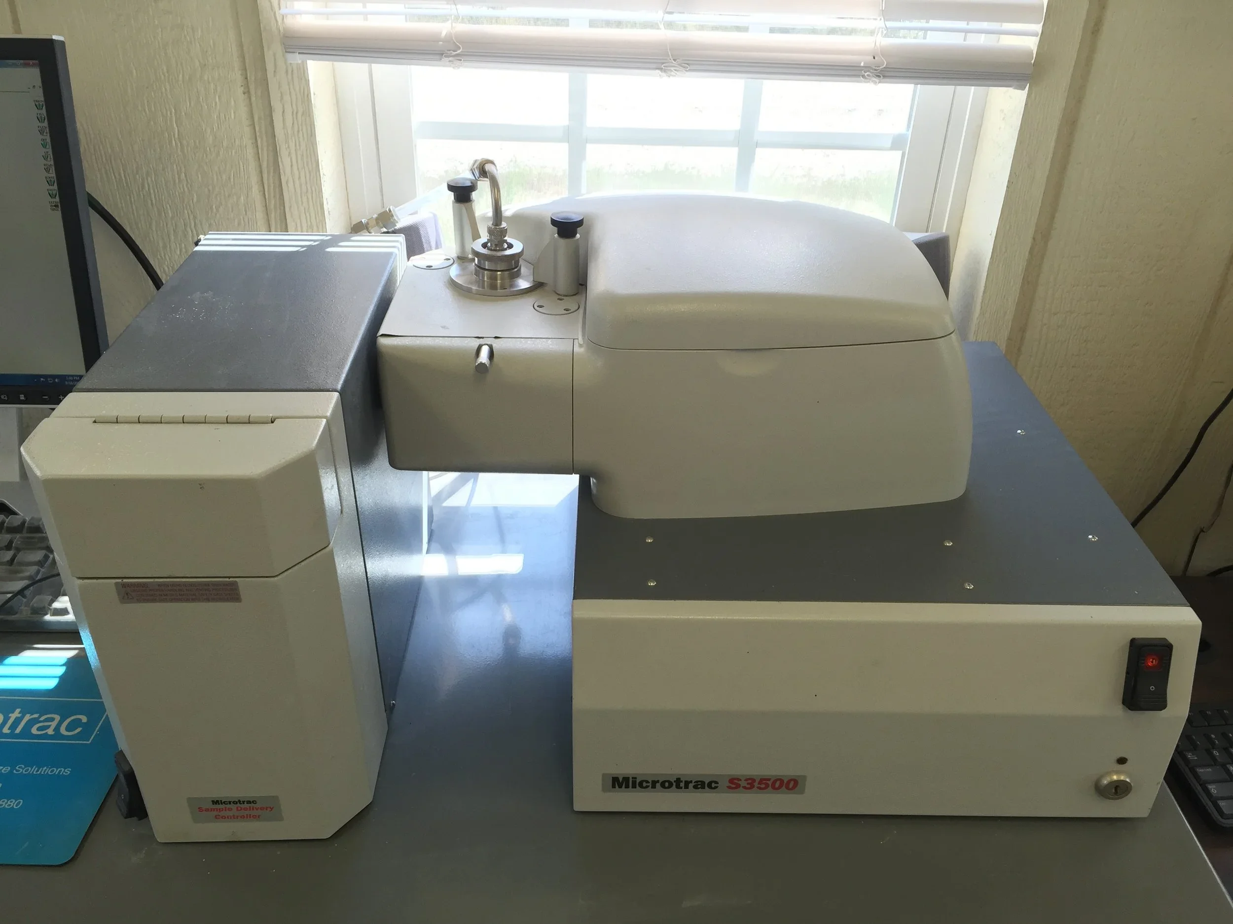 Laser particle size analyzer.
