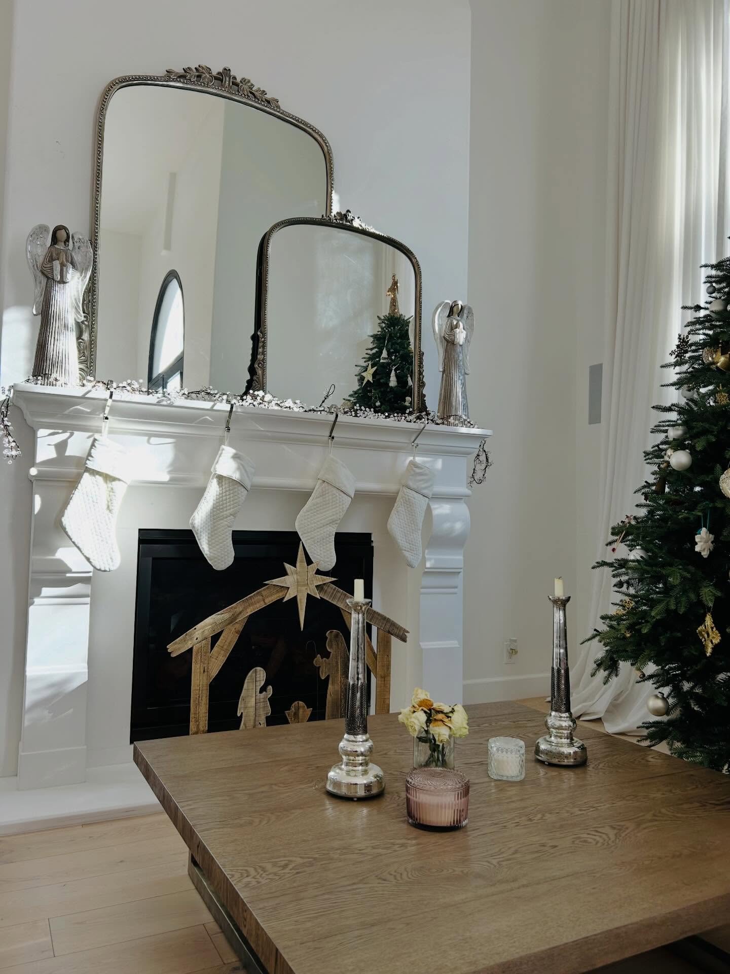 Love seeing our client&rsquo;s home all dressed up for Christmas. It sure takes the design to the next level. Almost done with this one and excited to show more of this gorgeous project in the new year! Merry Christmas to those who celebrate with lov