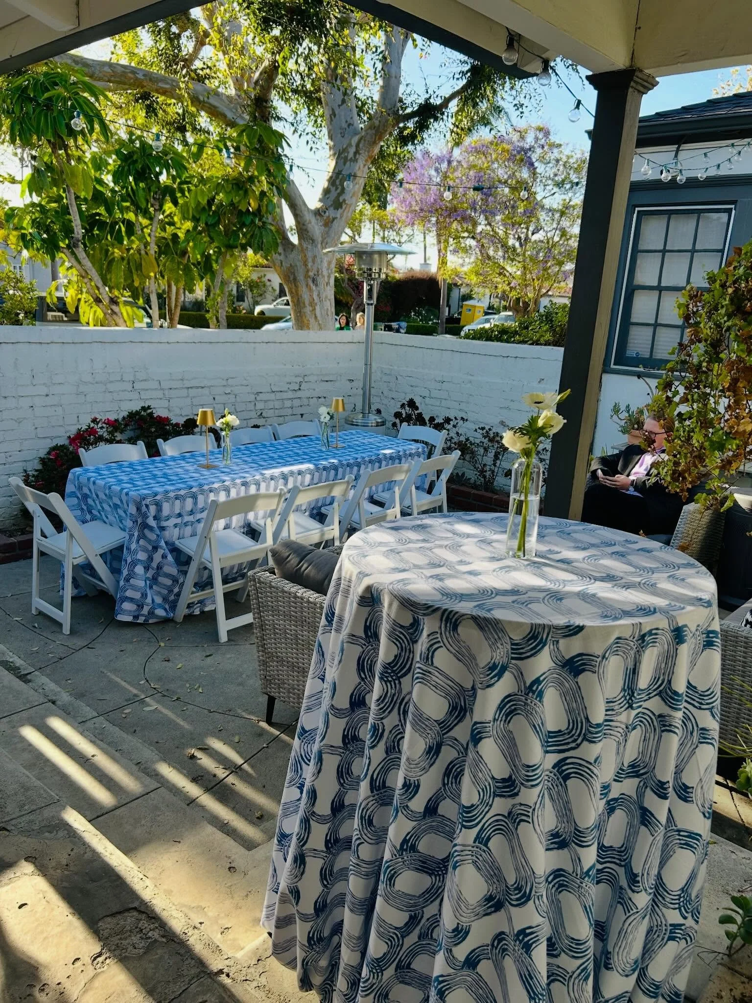 Last week we had the incredible opportunity to see our visions for not one but two donor dinner events back to back come to life. Each had its own unique design and flow, but the stunning patterned linens, the mezze board + tray passed apps, the perf