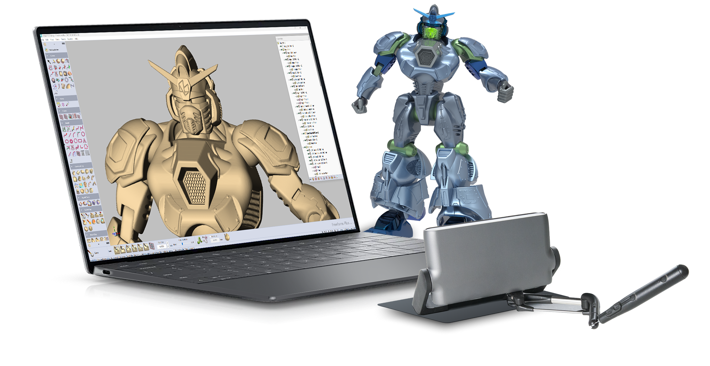 Haply Robotics and Geomagic Freeform Debut Co-Developed 3D Sculpting Breakthroughs at CES 2025