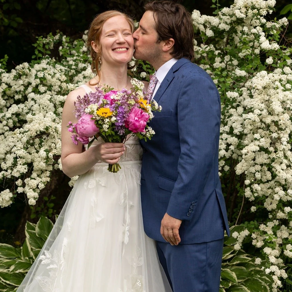 Colorful florals with fragrant lilacs and lush peonies and the most unique, remote venue tucked into the woods. It was the perfect place for these two to gather all their favorite people and celebrate their love. This was a fun one to be a part of.

