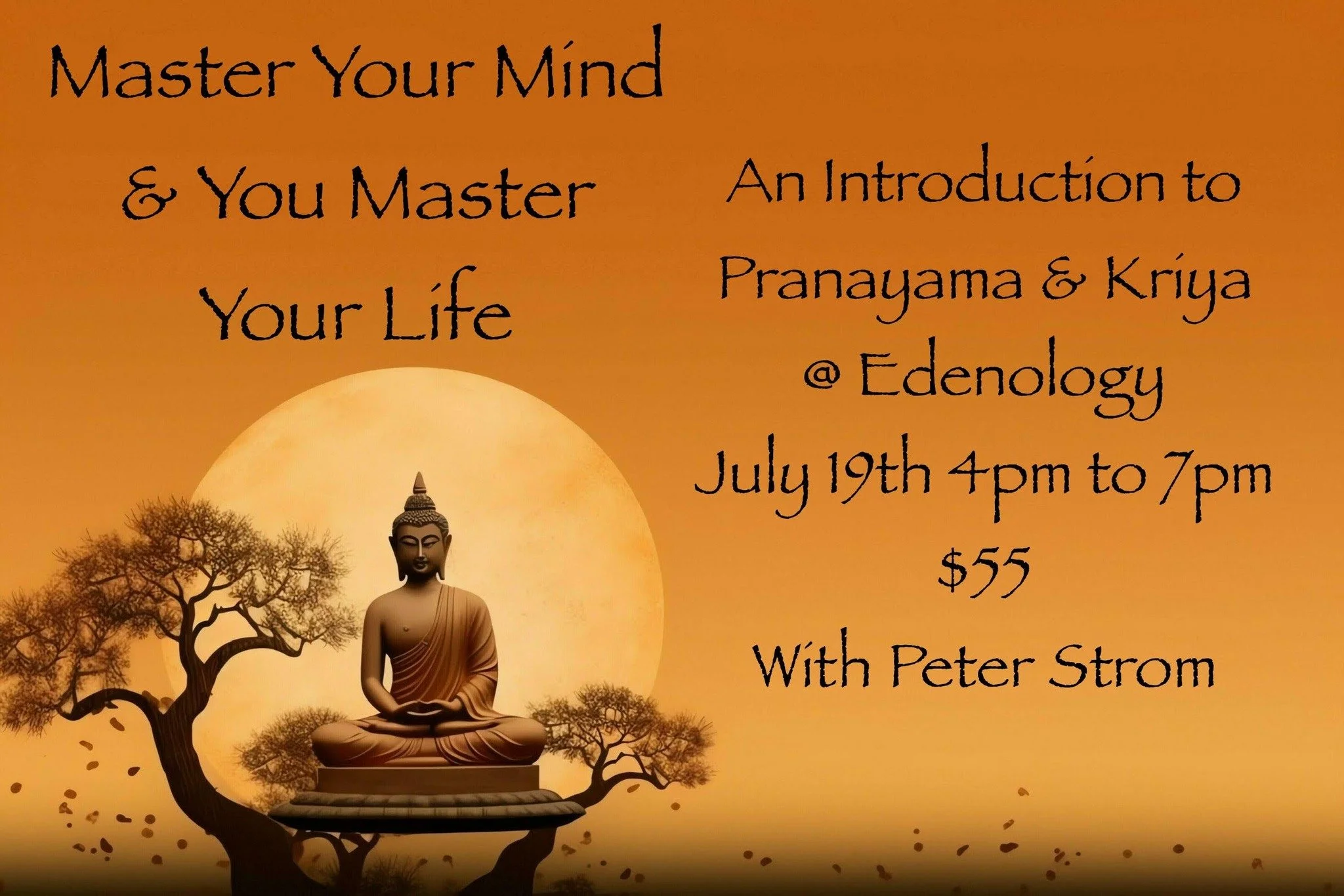  Dharma Yoga: The Eightfold Flow, a 90-minute monthly yoga class rooted in Buddhist philosophy and designed for those in recovery.