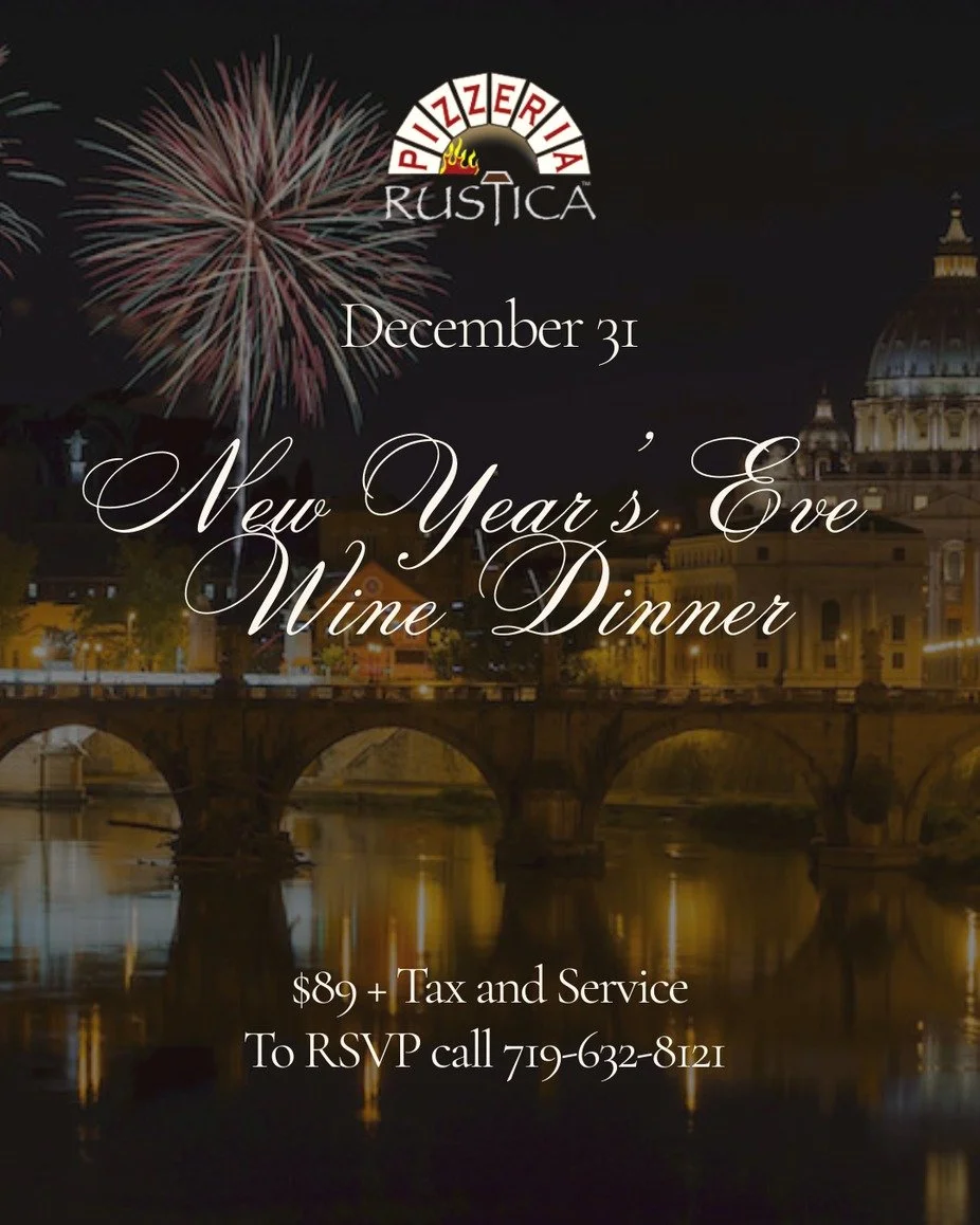 NYE WINE DINNER at Pizzeria Rustica