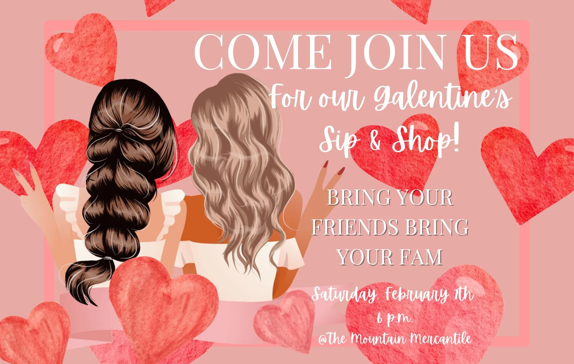  Galentine’s Day Sip & Shop