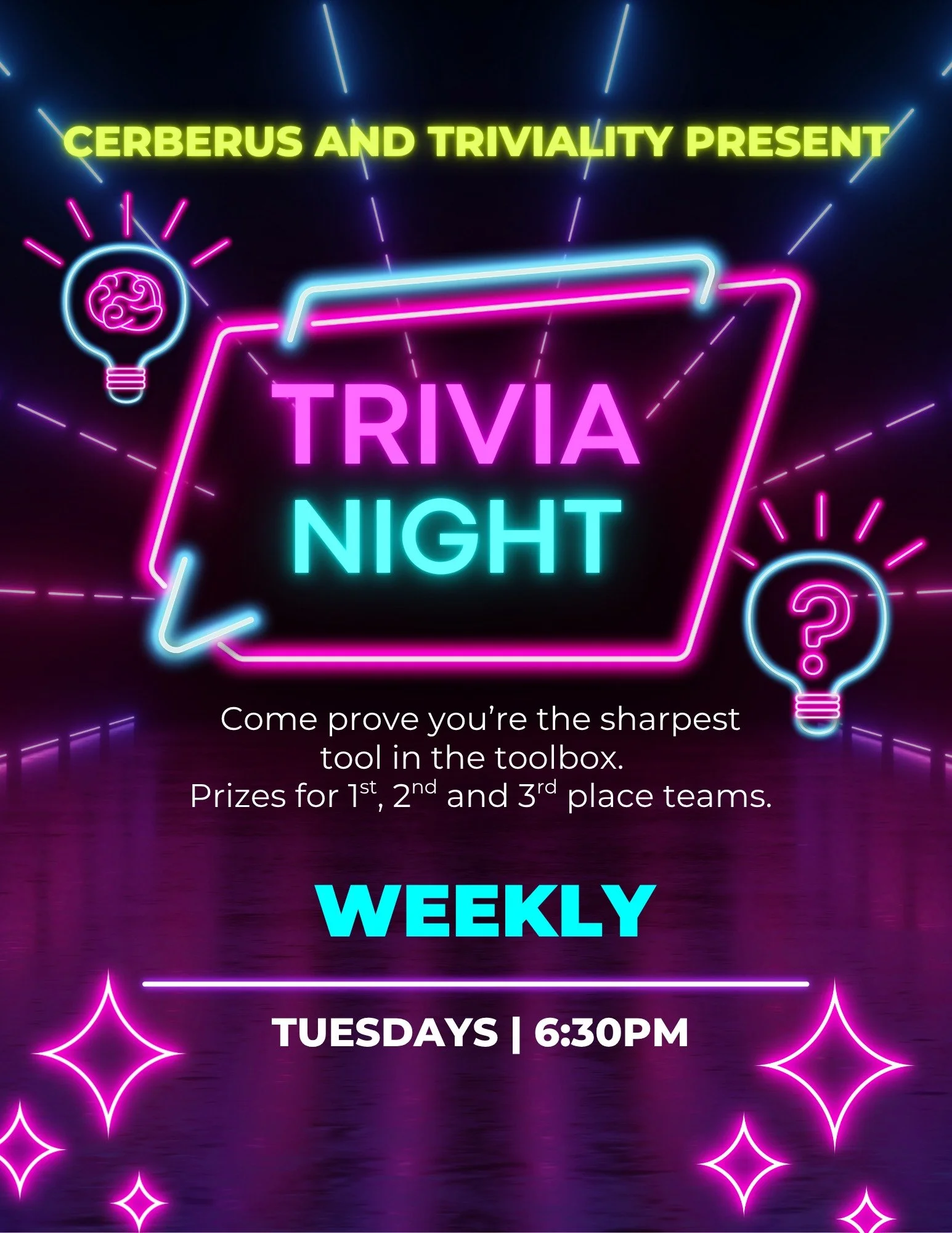 Tuesday Trivia Night!