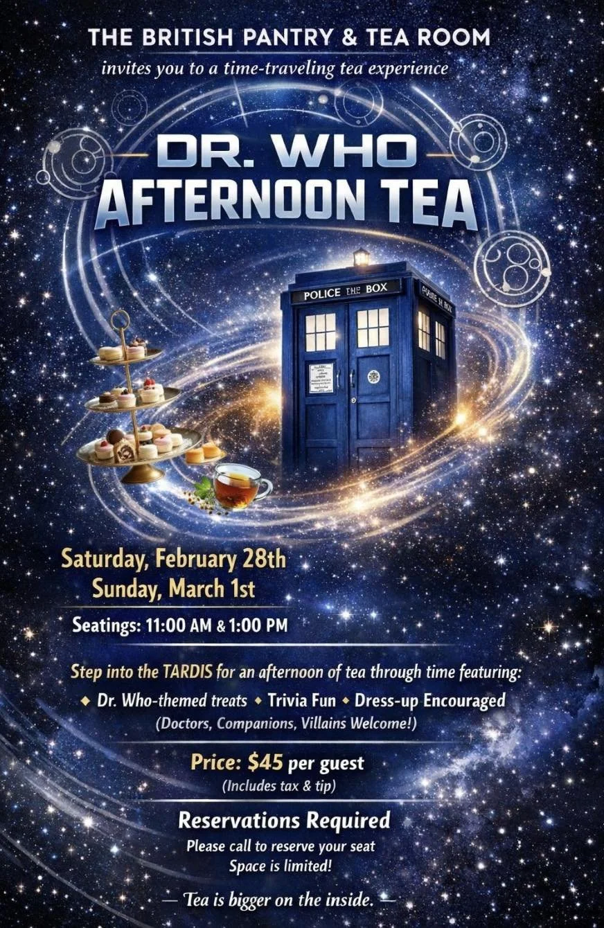 Dr. Who Afternoon Tea &amp; Trivia