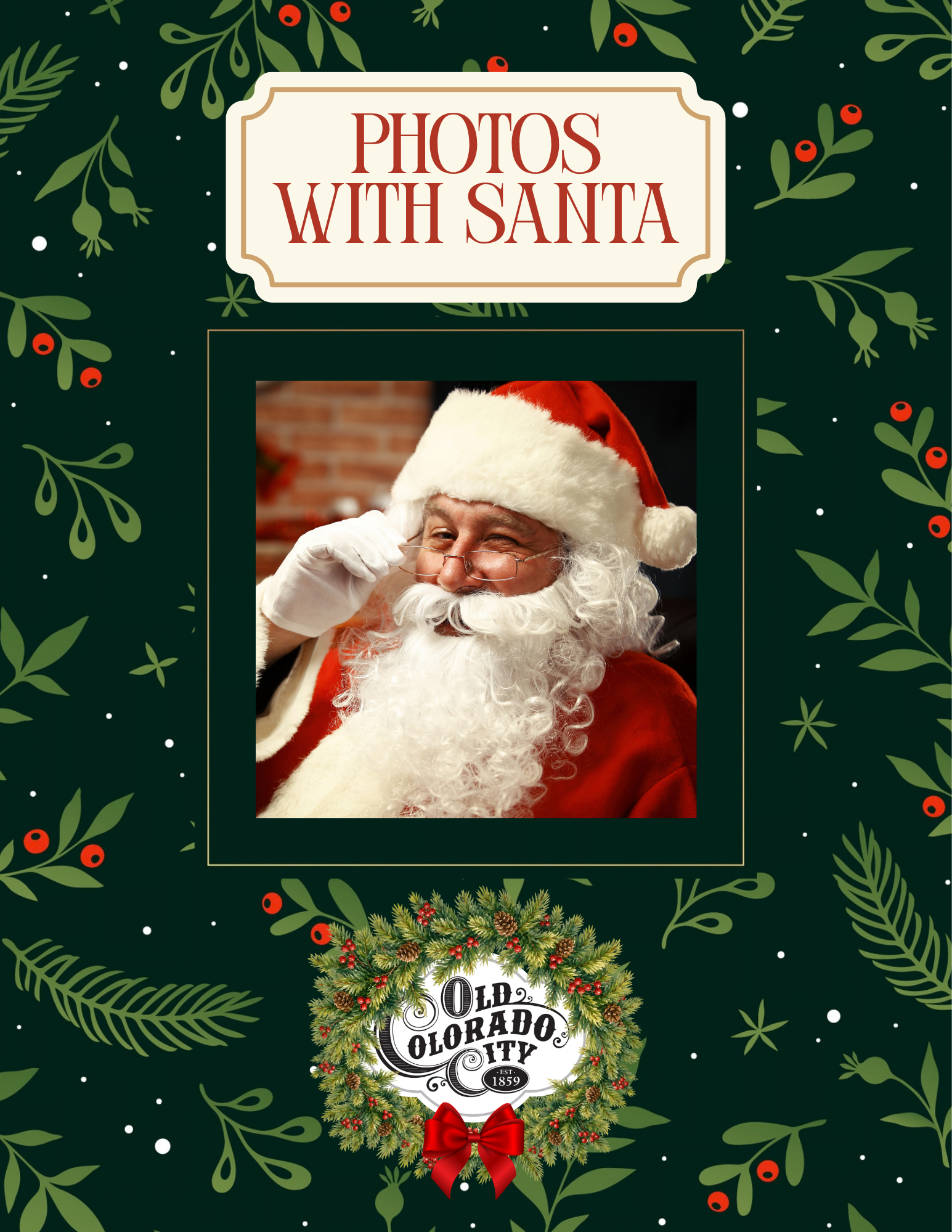 Photos with Santa 