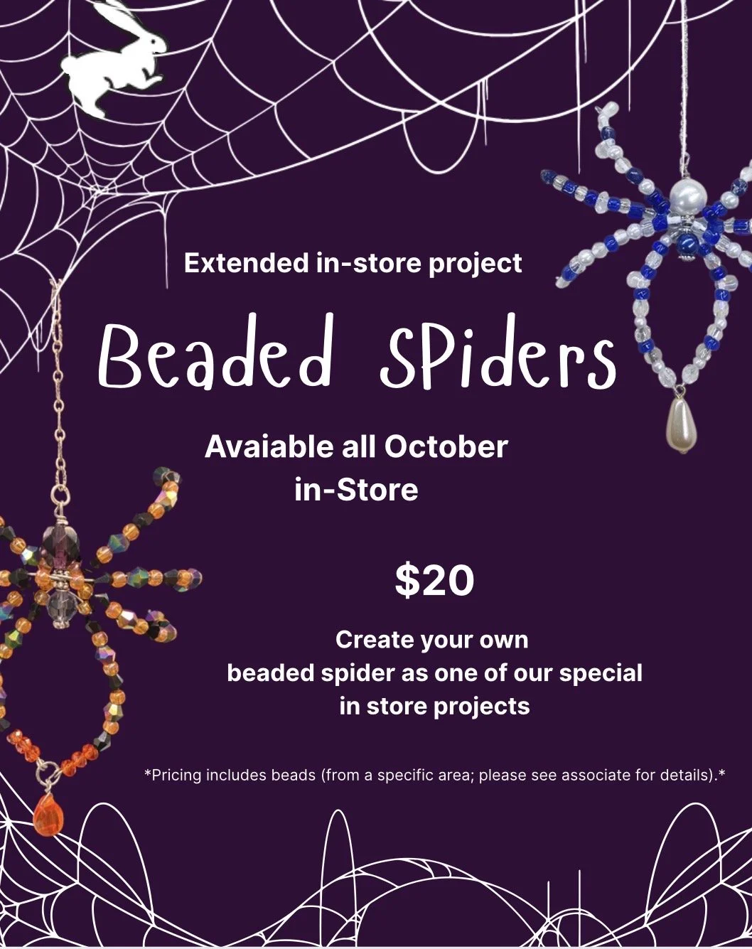 Make your own beaded Spinder!