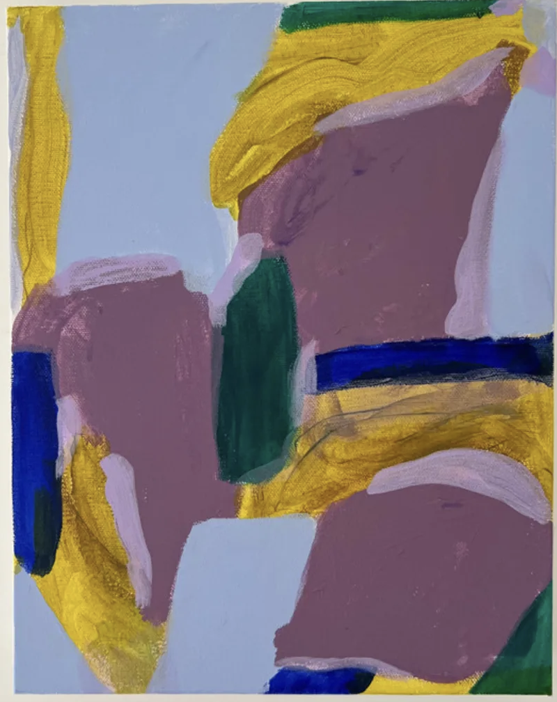 I love the freedom in this piece, the color feels instinctive, and the movement keeps it open and playful