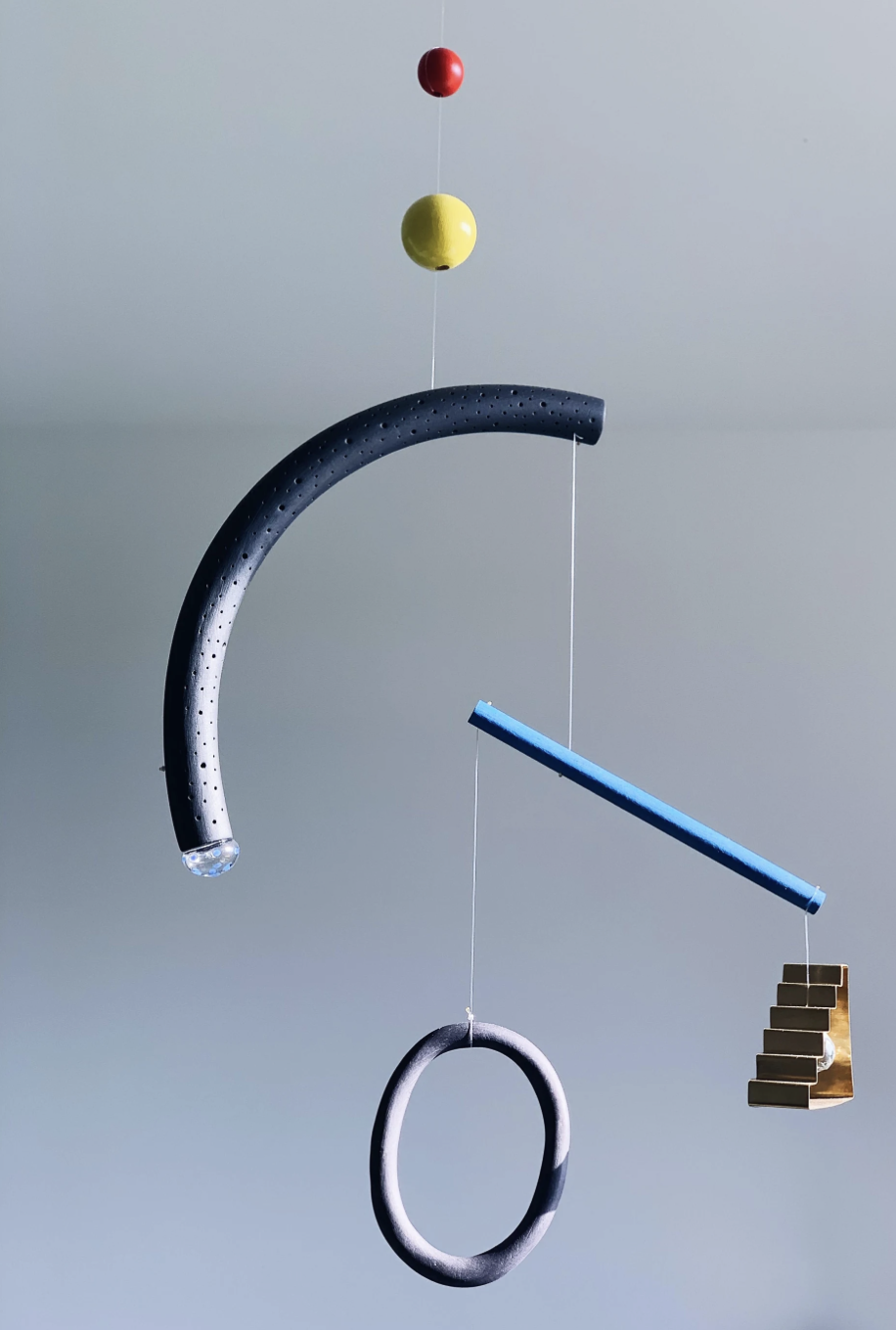 I like the almost accidential vibe of this kinetic piece. 