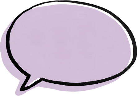 Speech bubble left