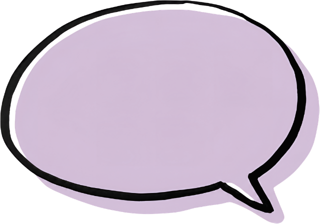 Speech bubble right