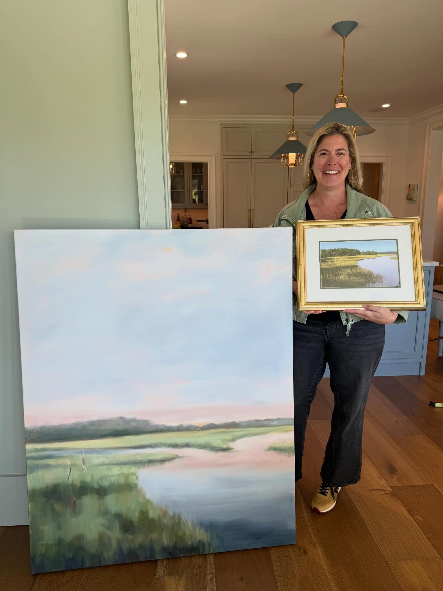 Some pieces hold more than color and canvas...they carry memory, legacy, and love. The biggest joy of our job is getting to use family heirlooms or create something new that is deeply personal to the client and has a special place in the home. 

For 