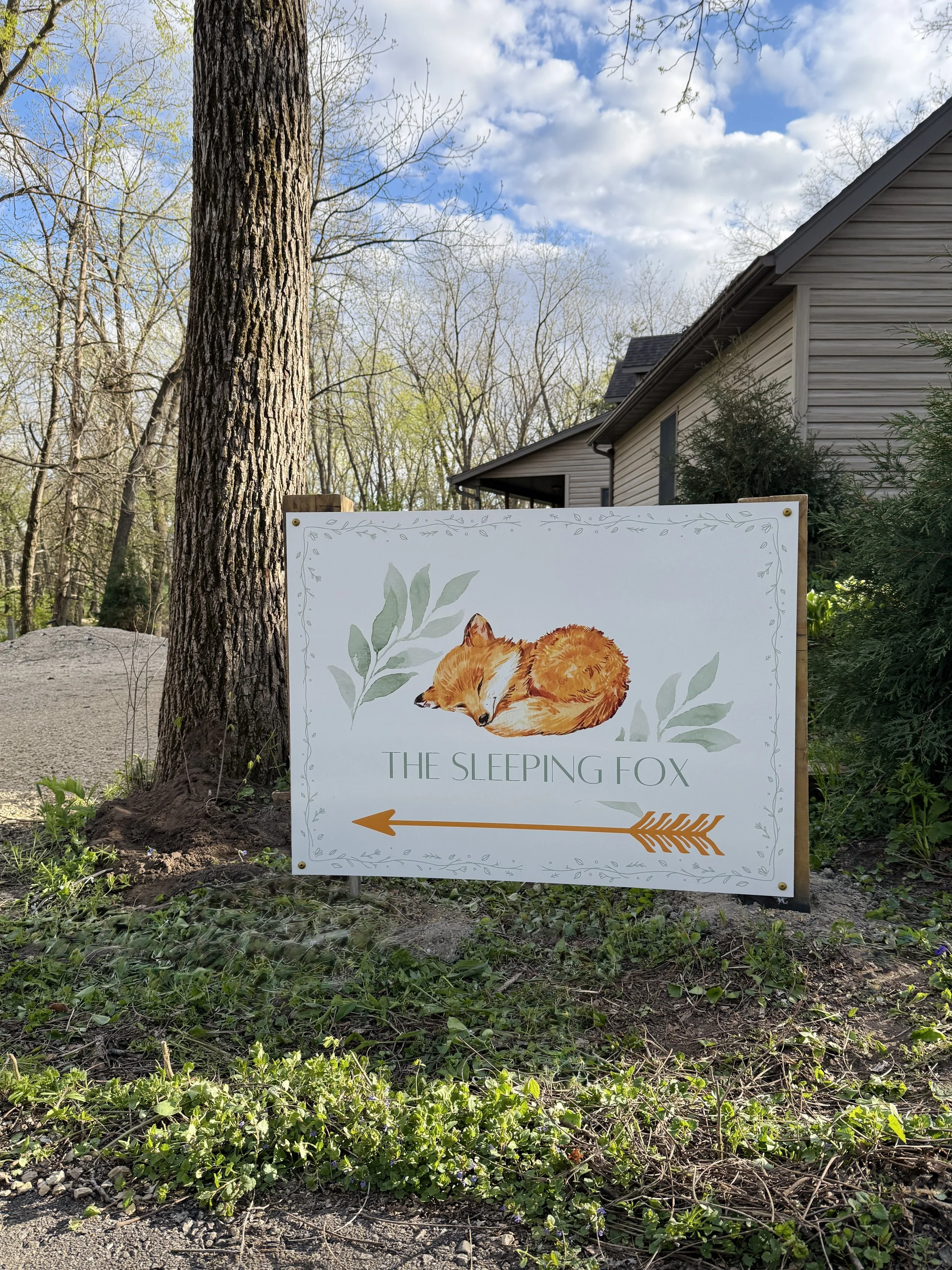 Sleeping Fox Sign