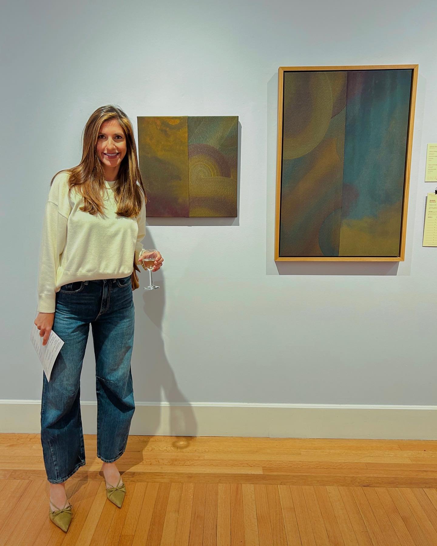 In elementary school I would tour this museum on field trips so it&rsquo;s pretty cool to now see my work on the wall. Thank you @arnotartmuseum for including me in this years Gallery Gala 🙏🏼