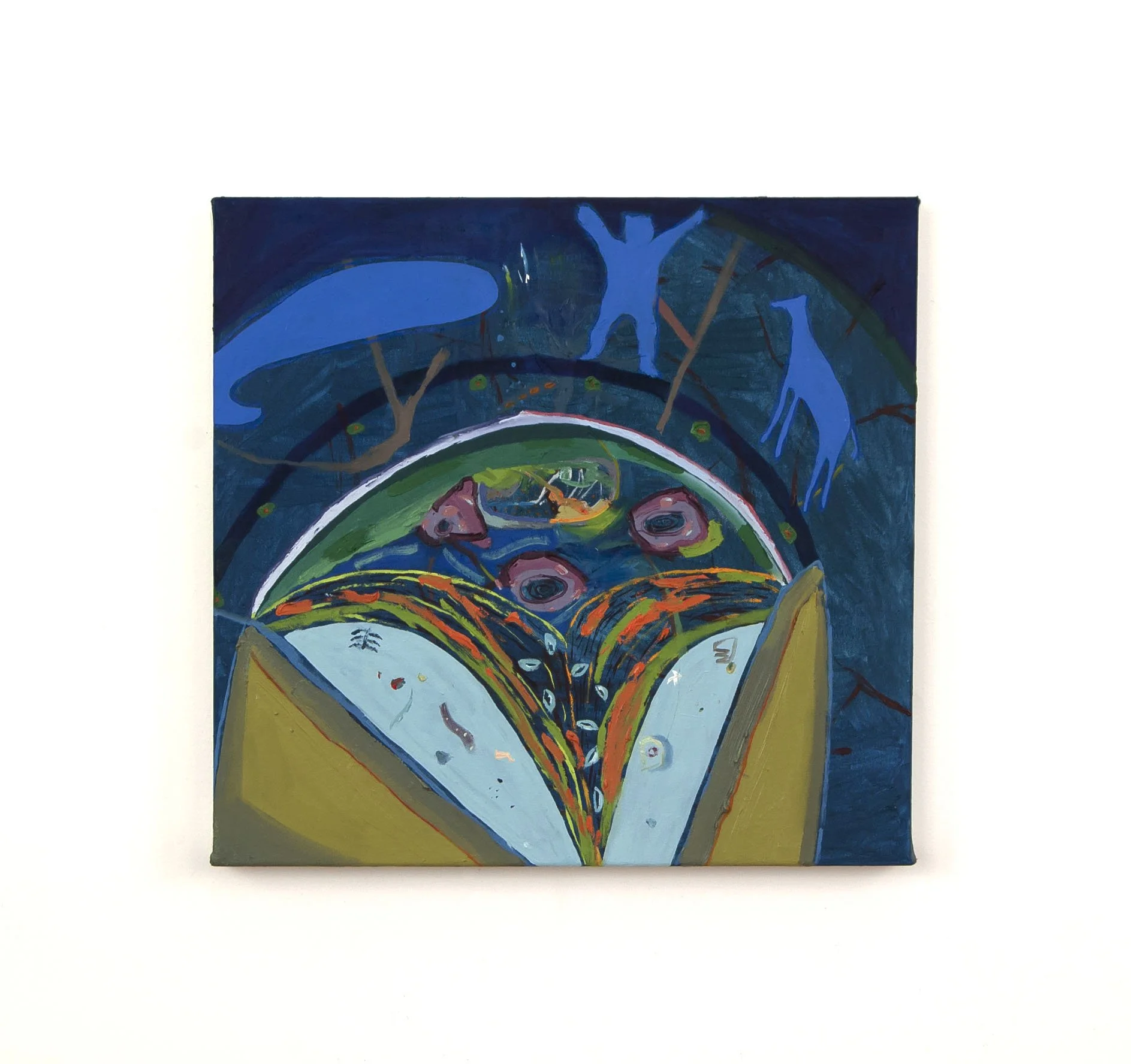 Untitled, Oil on Canvas, 19x18"