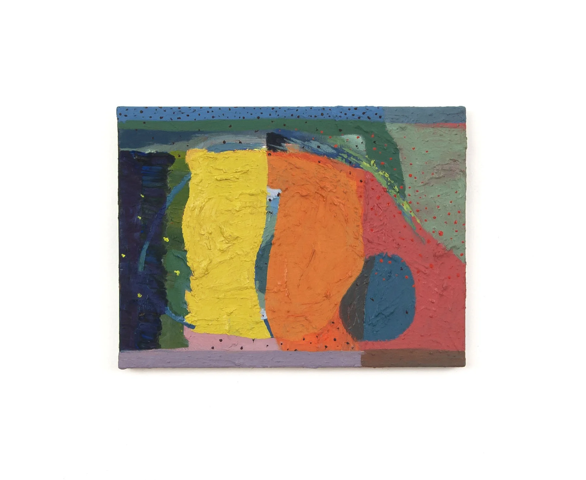 Earth Worm, Oil on Canvas, 12x9"