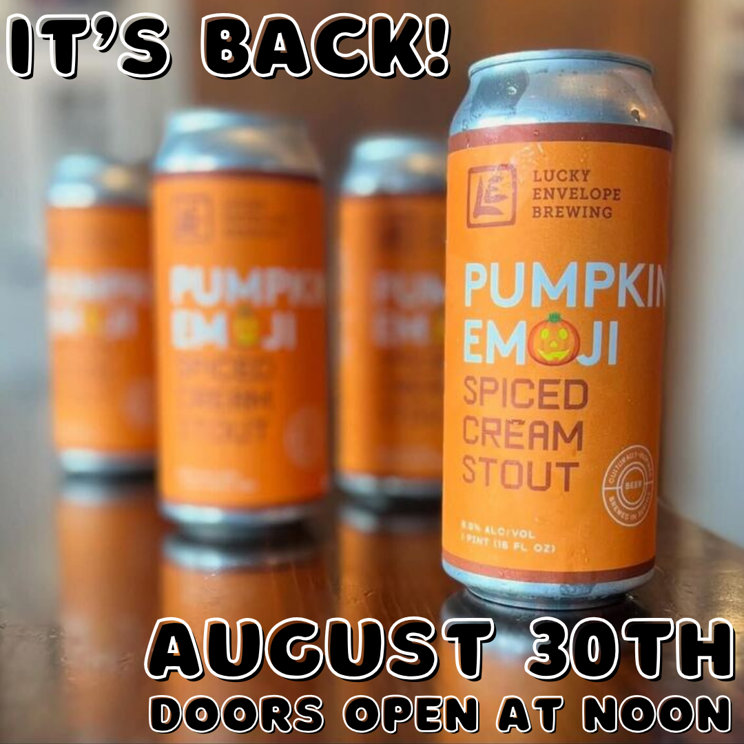 Pumpkin Emoji Cream Stout is BACK!