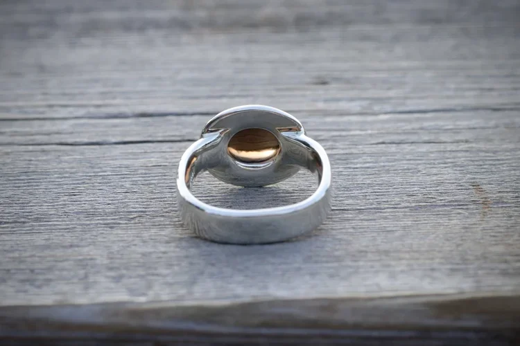 Smoky Topaz Ring in Sterling Silver by Carrie Armstrong Design