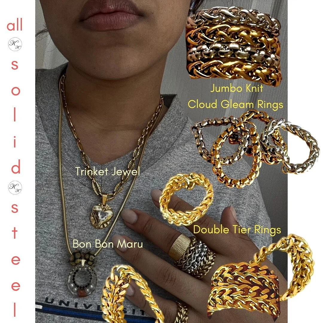 mix metals!!! all available www.KYMI KLUB.com
#ᴊᴇᴡᴇʟʀʏᴅᴇsɪɢɴᴇʀ #fyp #handmade