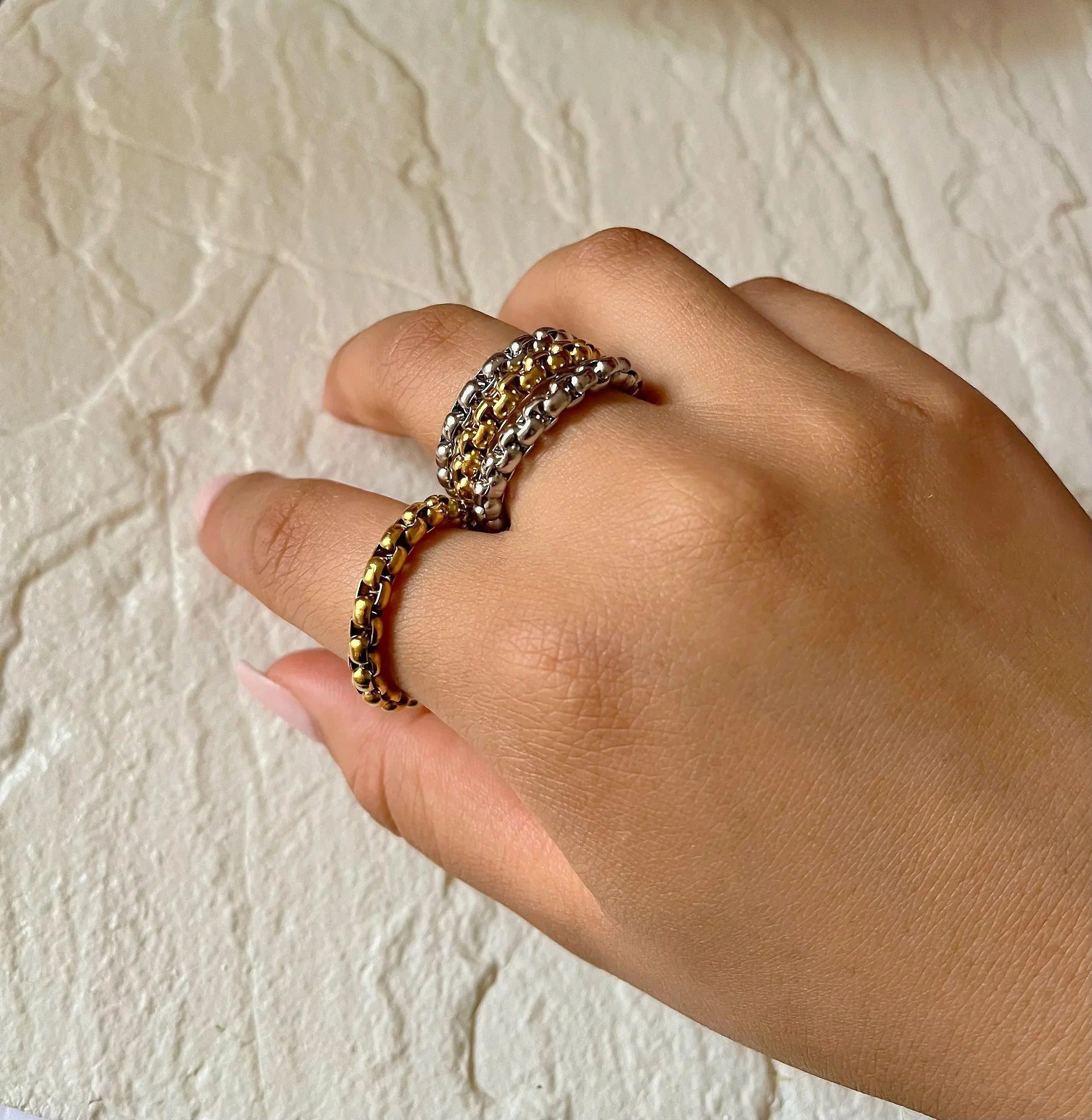 Cloud Gleam Rings
