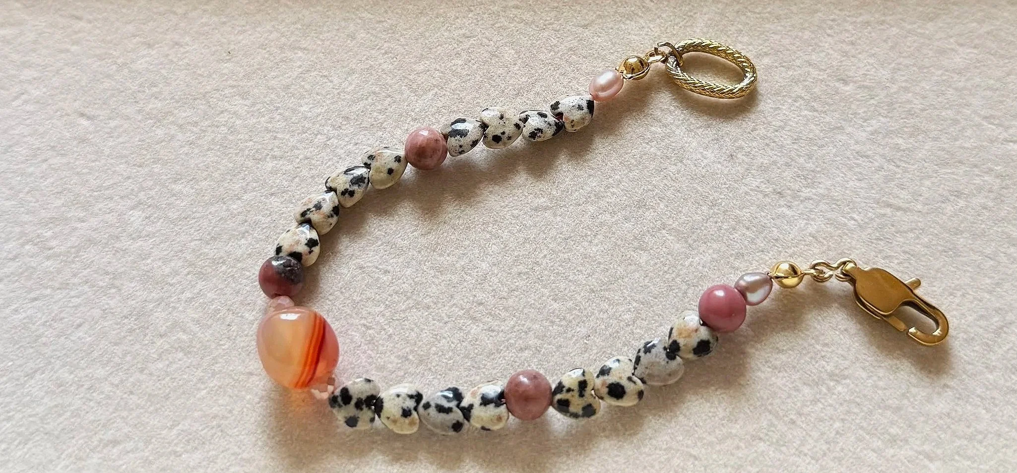Polka Creme Bracelet