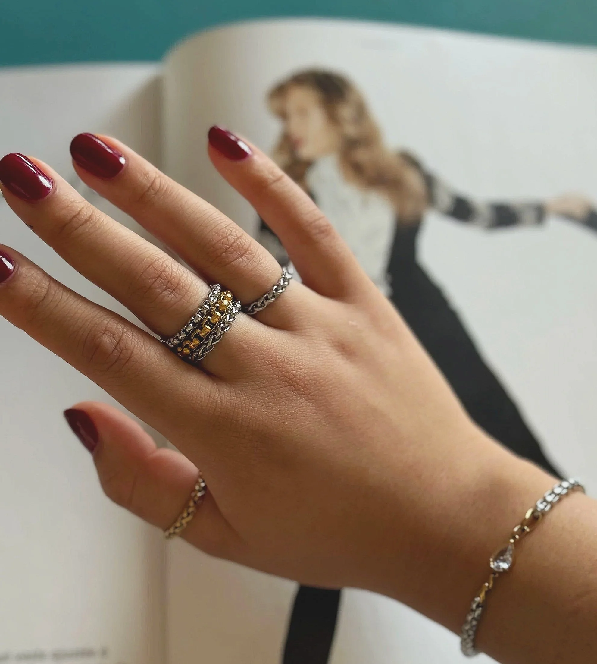 Petite Knit Rings