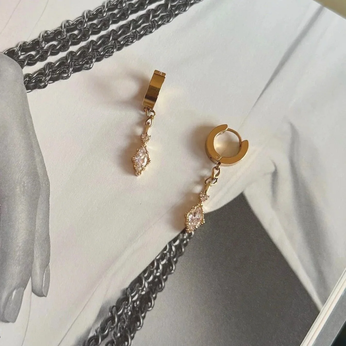 Glossy Dart Earrings