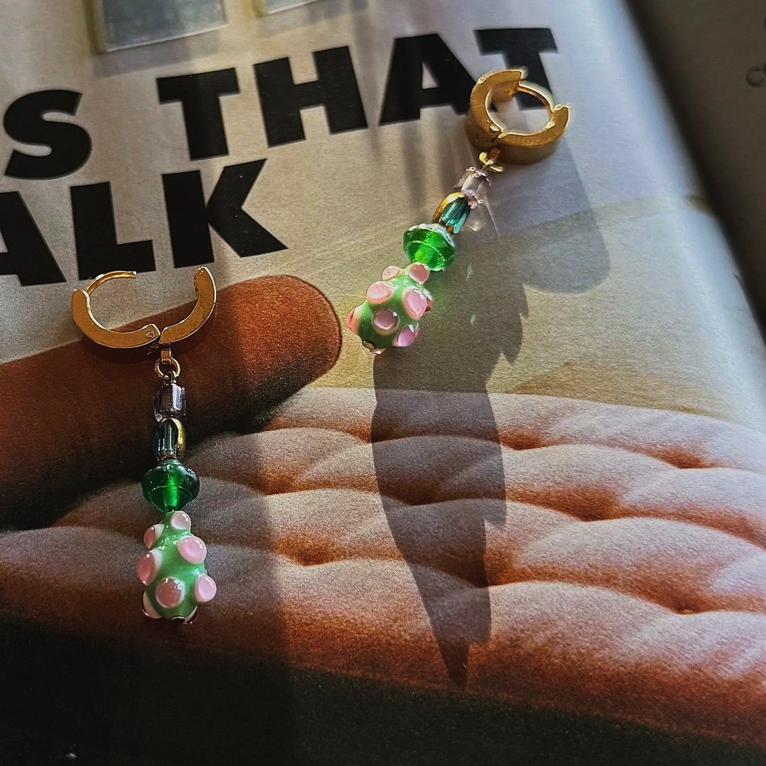 Bubble Glass Earrings