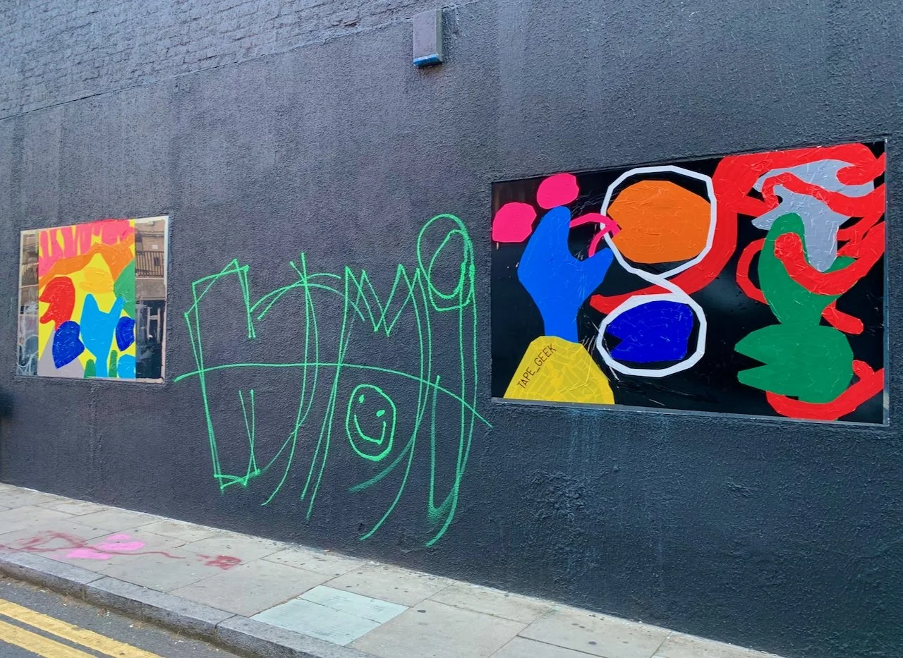 My Mum Refused a Carer: pasted up near Brick Lane