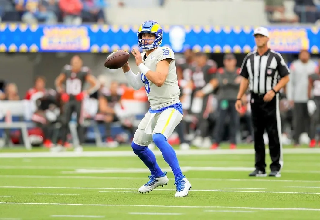 Stafford throws four touchdowns to beat Tom Brady and the Buccaneers 34-24