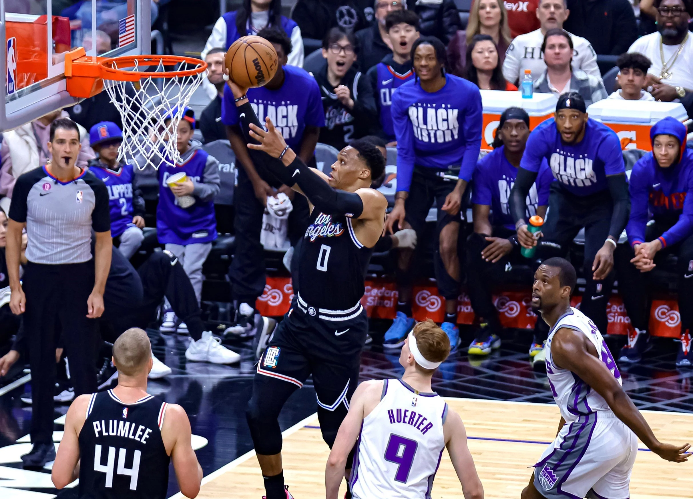 The Kings beat the Clippers 176-175 in a double-overtime thriller