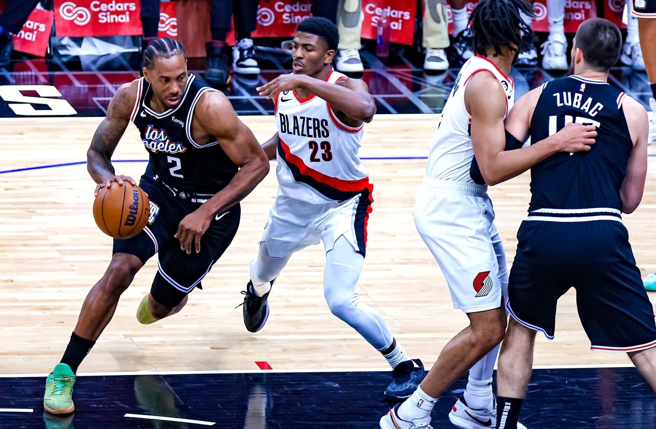 The Clippers beat the Trail Blazers 136-125 hoping to avoid play-in tournament