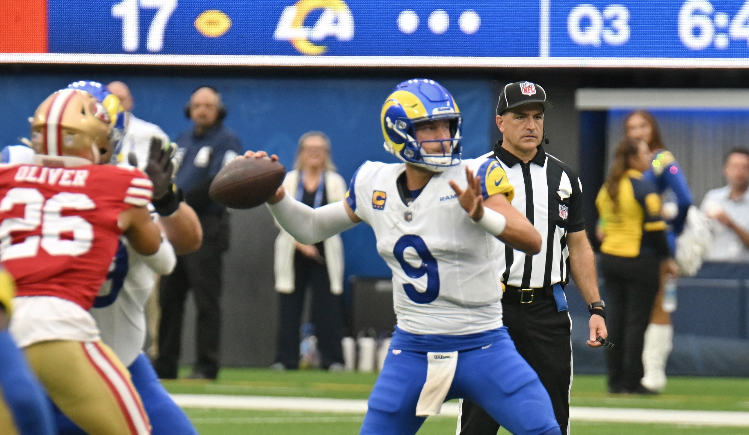 The Rams lost a close one against the 49ers 30-23