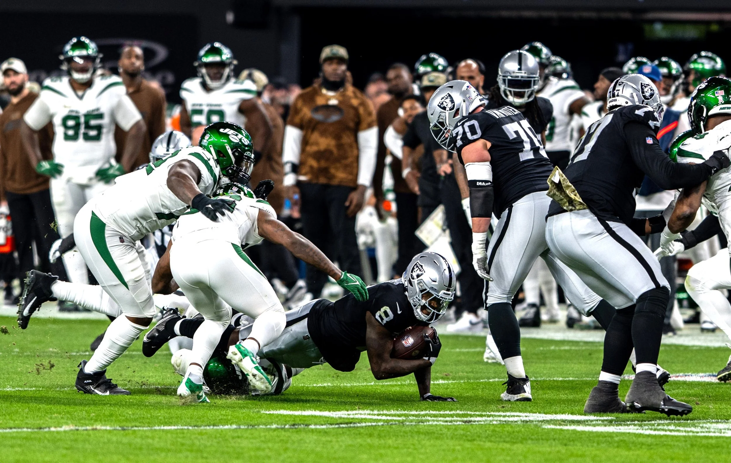 Head Coach Antonio Pierce Leads The Raiders To Another Win And Defeat The New York Jets 16-12